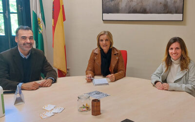 Adinfa se reúne con la directora general del Distrito Sur de Sevilla