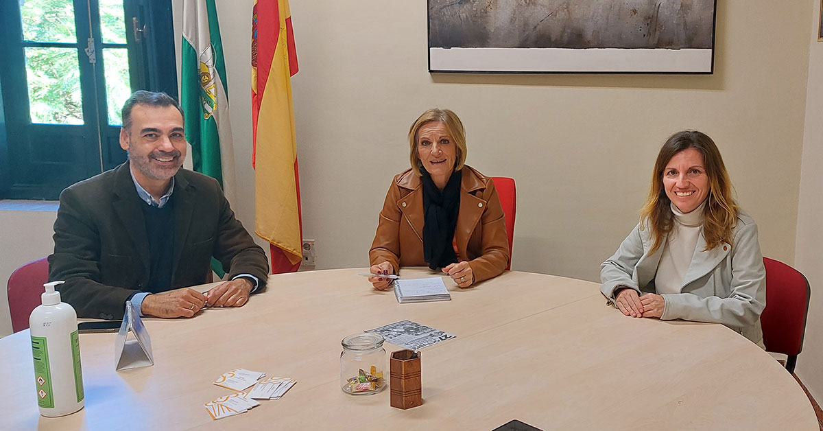 Adinfa se reúne con la directora general del Distrito Sur de Sevilla